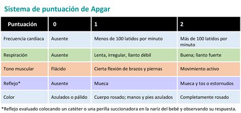 La prueba de Apgar del recién nacido cepancepan