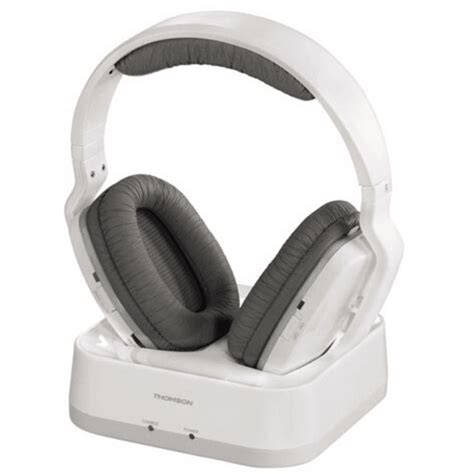 Casque Audio TV Sans Fil WHP3311W Noir Ou WHP3311BK Blanc Thomson