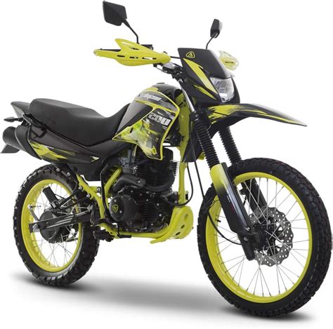 Motocicleta Italika De Doble Proposito Modelo DM 200 Amarillo Amazon