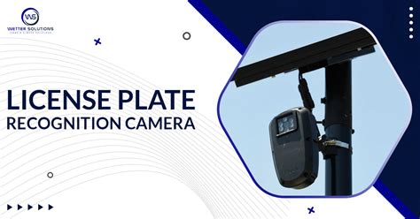 License plate recognition camera - Wetter Solutions