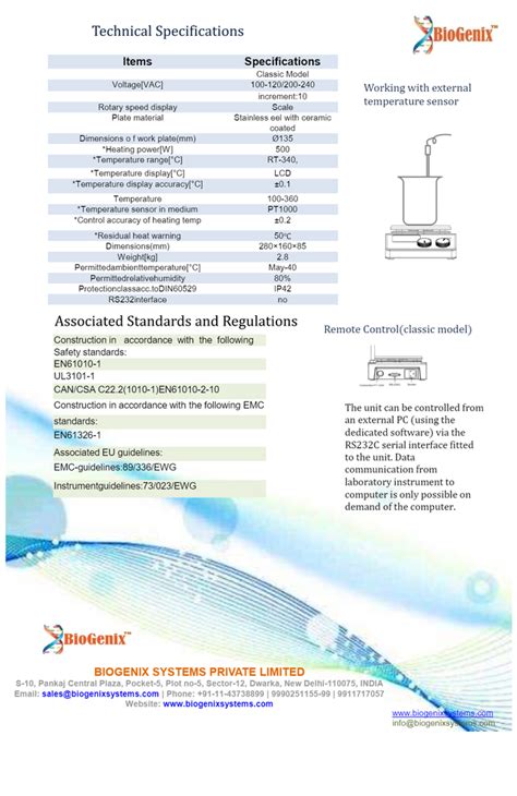 Biogenix Round Hot Plate Magnetic Stirrer At Rs Magnetic Stirrer For Laboratory In