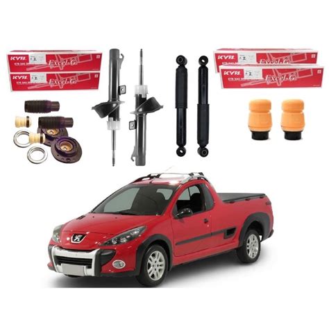 Kit Amortecedor Dianteiro Traseiro Kayaba Original Peugeot Hoggar