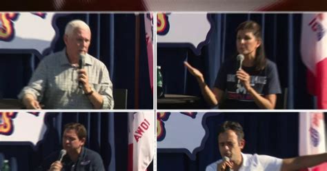 Gop Presidential Candidates Make Appearances At Iowa State Fair