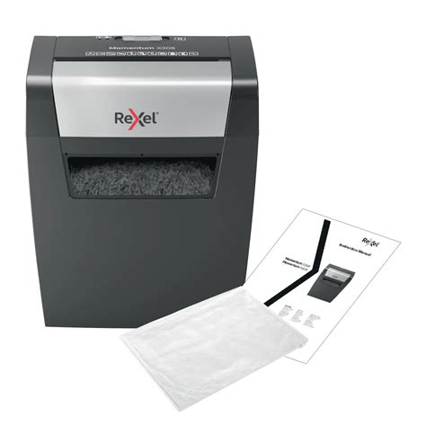 Rexel Momentum X308 Cross Cut Paper Shredder | REXEL