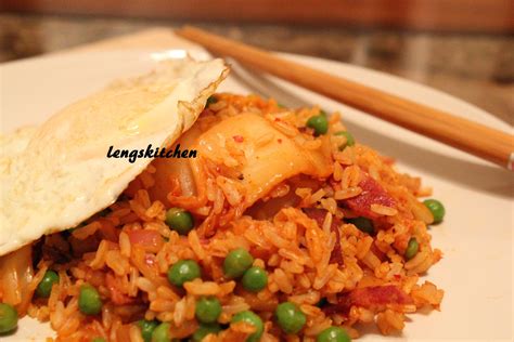 Kitchen Chaos Kimchi Bokkeumbap Kimchi Fried Rice 김치 볶음밥