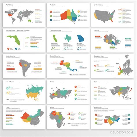 United States Map Powerpoint Ppt Marketing Strategy World Map