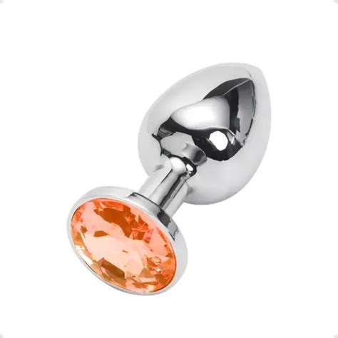 Plug Anal Cuzinho Safado Grande Dilata Cor Laranja Mercadolivre