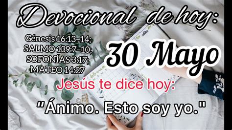 Devocional De Hoy 30 Mayo Devocionales Cristianos Cortos