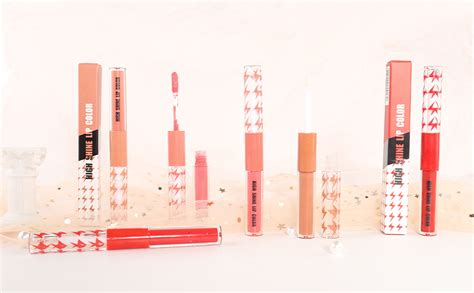 Amazon Pcs Nude Dark Light Pink Liquid Lipstick With Clear Lip