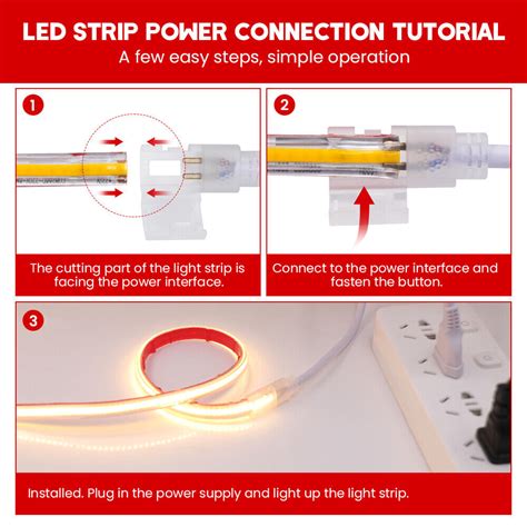 Cob Led Band Streifen Stripe Leiste Wasserdicht Lichtschlauch