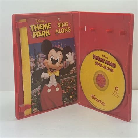 Disneys Theme Park Sing Along Booklet Cd Mickey Mouse No Cassette