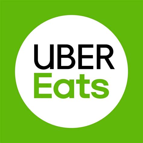 Uber Eats Logo On Green Background Editorial Logo Vector