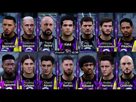 PES 21 CONVERSIONS PROJECT PART 1 EFOOTBALL FACES FACEPACK 7