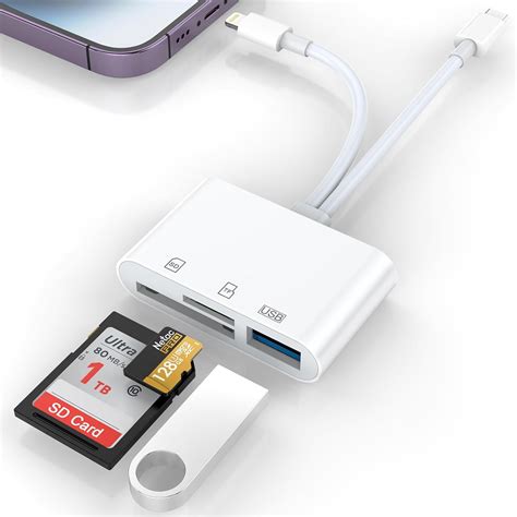 lightning to sd card iphone 10