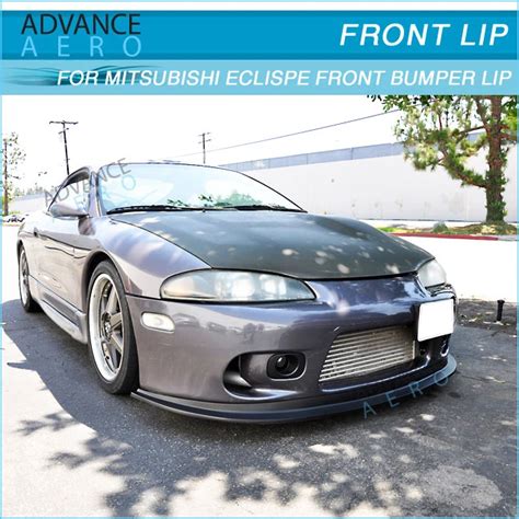 Front Bumper Lips For 97 98 99 Mitsubishi Eclispe Ds Style Pu Body Kits