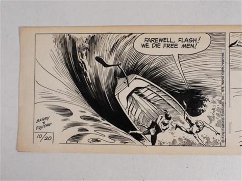 Dan Barry Flash Gordon Daily Comic Strip Original By Daniel Barry And