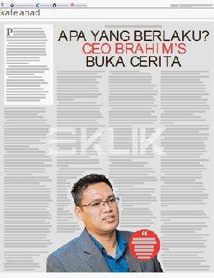 APA YANG BERLAKU CEO BRAHIMS BUKA CERITA KLiK