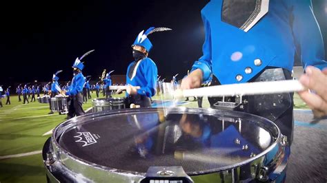 Hebron High School Band Snare Cam La Suerte Azul Youtube