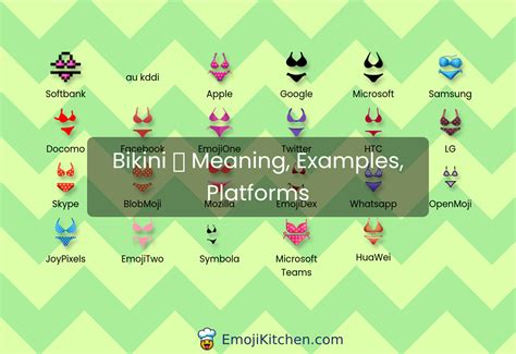 Bikini Emoji Meaning Info Stats EmojiKitchen