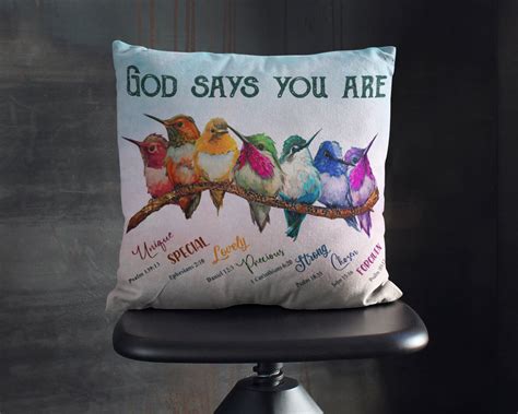 Pillow God Says You Are T For Dad Home Decor T For Etsy