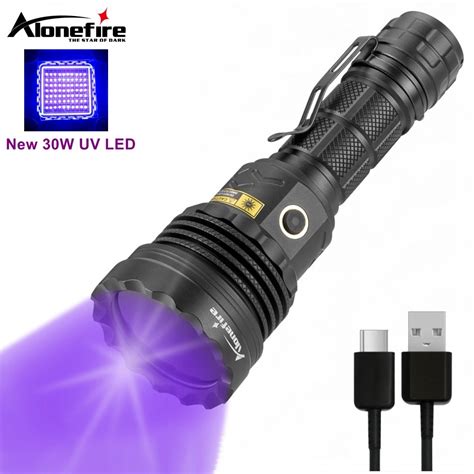 Alonefire SV52 30W UV90MIL 365 LED UV 손전등 소변 감지기 고양이 반려동물 얼룩 전갈 광석