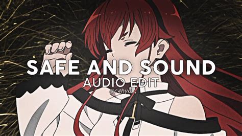 Safe And Sound Capital Cities Edit Audio Youtube