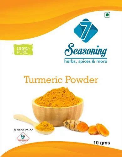 Yellow Maharashtra G Super Turmeric Powder For Cooking Packaging