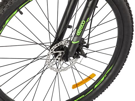 Электровелосипед Eltreco Ultra Max Pro (черно-зеленый) купить в Москве