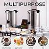 Zulay Cup Commercial Coffee Urn Hot Beverage Dispenser Bpa Free Stainless Steel Hot