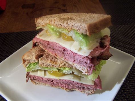 Roast Beef Sandwich - Feed Your Soul Too