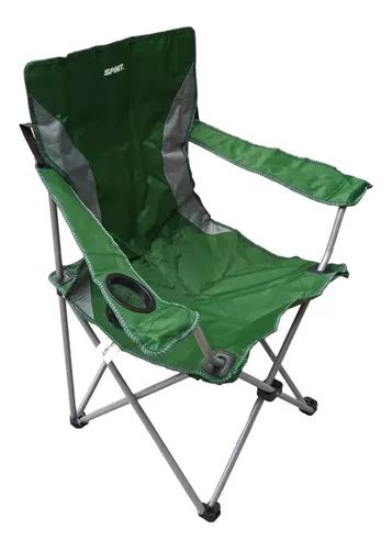 Sillon Silla Director Plegable Spinit Acero Camping