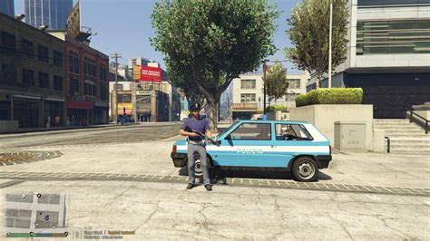 Fiat Panda Polizia Di Stato Italiana Els Gta Mods