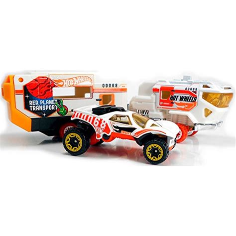 Caminhão Hot Wheels Red Planet Transport DoRéMi Brinquedos