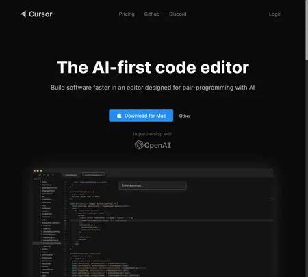 Cursor Ai Tool Info Reviews Alternatives Sayhi Ai