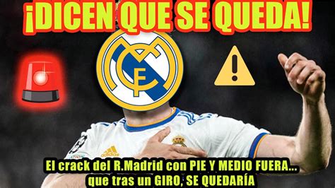 El Crack Del R Madrid Con PIE Y MEDIO FUERA Que Tras Un GIRO SE