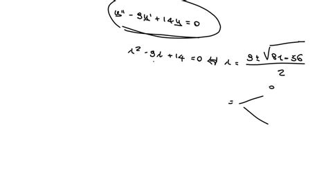 Solved Point Which Of The Following Functions Are Solutions Of The Differential Equation Y 9y