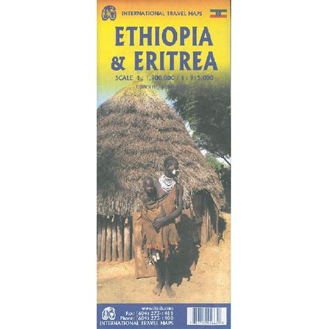 Ethiopia & Eritrea Map - Geographica