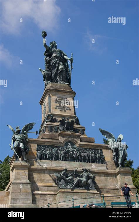 Niederwalddenkmal Or Niederwald Monument Hesse Germany Stock Photo Alamy