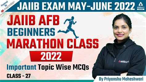 Jaiib Exam Preparation Jaiib Afb Beginners Marathon Class Important