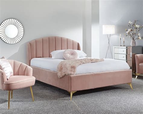 Double Petra Ottoman Pink Bed Frame - Dublin Beds