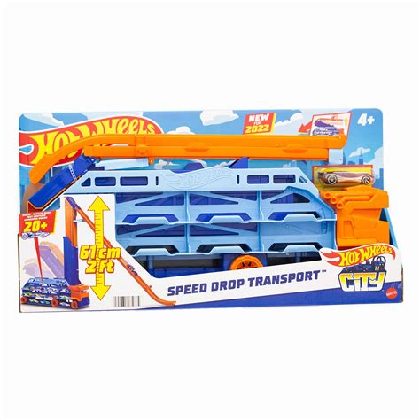 Hot Wheels City Speed Drop Transport Hauler Online Toys Australia