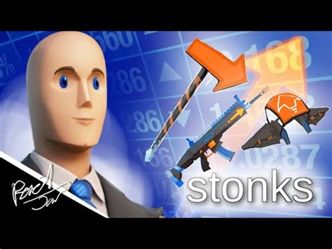 I Made Fortnite Stonk Skin Better Fortnite Battle Royale Stonks