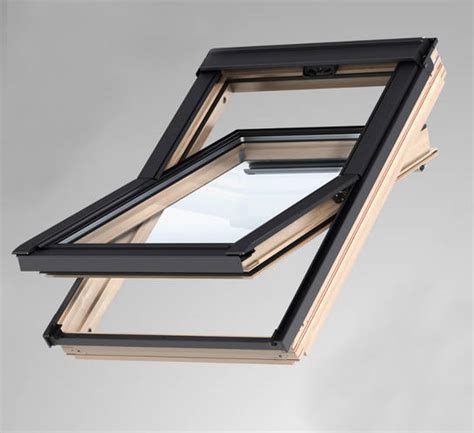 Мансардне вікно Velux Стандарт GZL 1051 ручка зверху дерево розмір MK06 ...