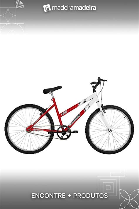 Bicicleta Aro Ultra Bikes Bicolor Feminina Sem Marcha Vermelha