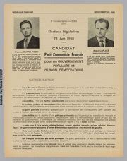 Élections législatives de 1968 Jura 39 circonscription n02