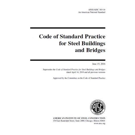 Specification For Structural Steel Buildings 2016