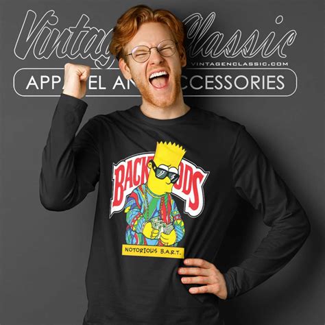 Backwoods Bart Simpson Notorious Shirt Vintagenclassic Tee