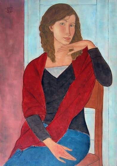 Roman Zakrzewski Painting Gallery Painting Female Portrait