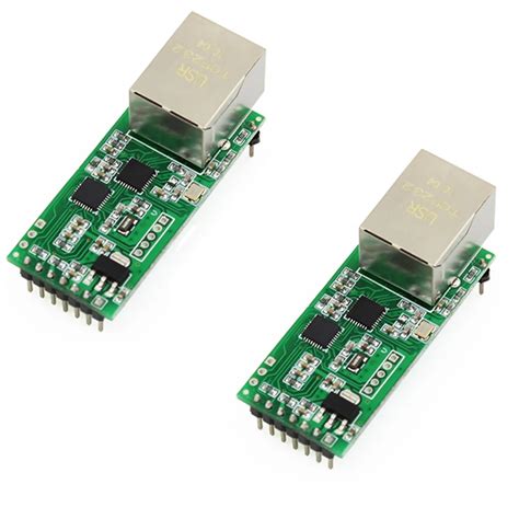 Q18042 2 2PCS USR TCP232 T2 Tiny Serial Ethernet Converter Module ...