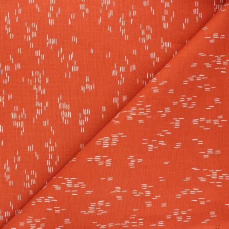 Tissu Coton Cotton Steel Dear Isla Haze Orange Mpm